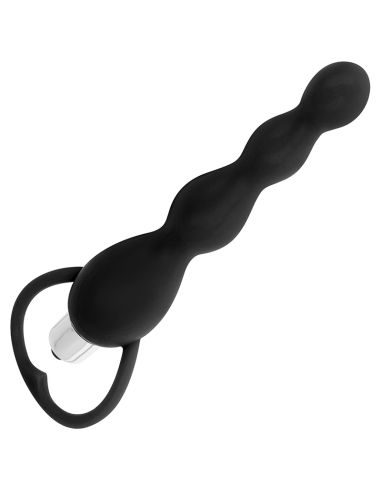 Ohmama vibrating butt plug - black