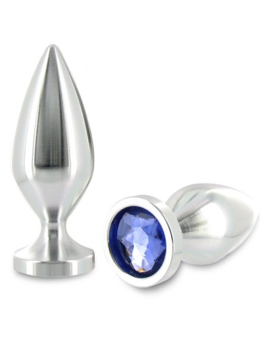 Bouchon anal metalhard diamond cristal big 10.16cm