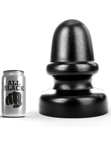 All black bouchon tout noir anal 23cm