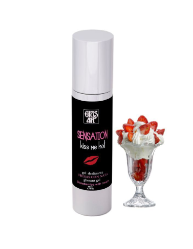 Eros sensattion lubrifiant naturel fraises avec crème 50ml