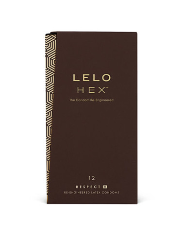 Lelo hex condoms respect xl 12 pack